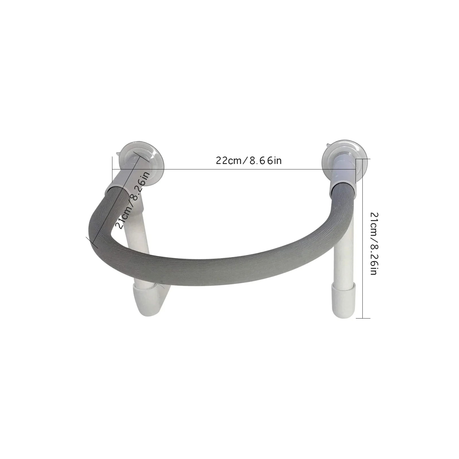 PVC Parrot Shower Perch with Suction Cups