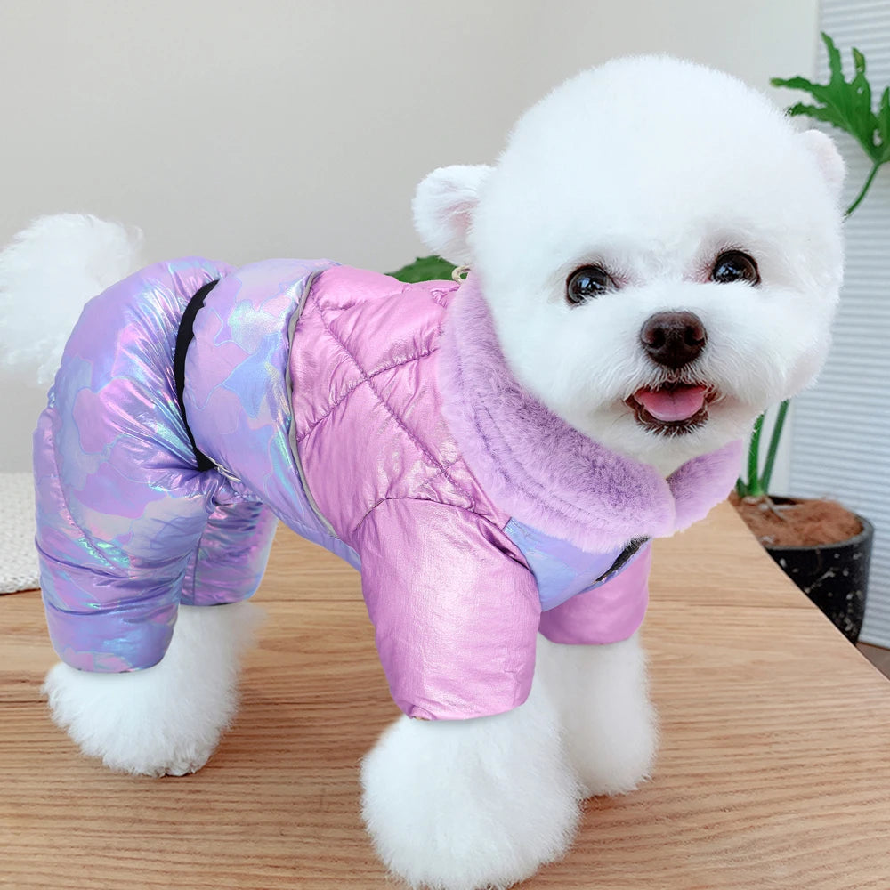 Winter Dog Clothes – Thick Warm Jacket & Jumpsuit