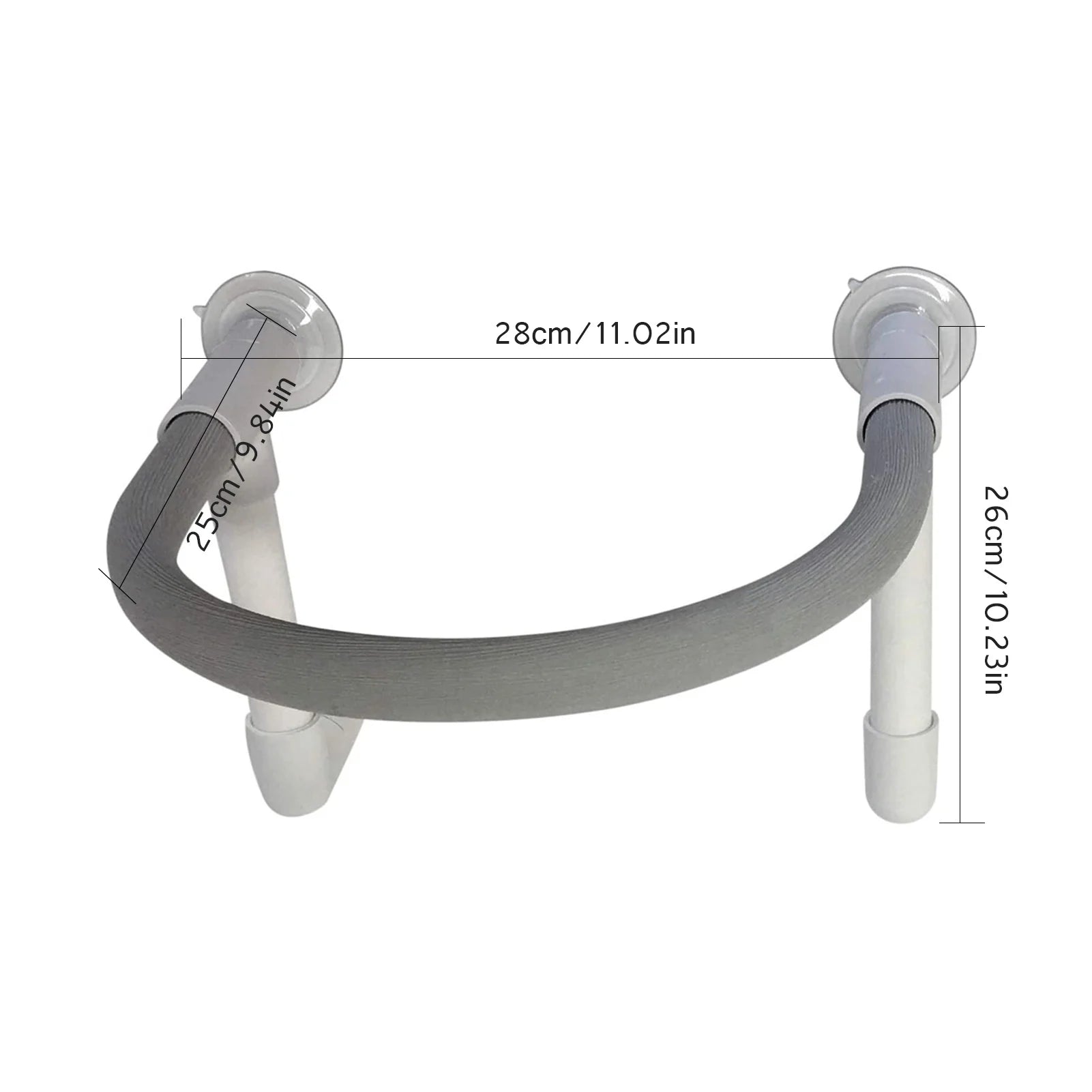 PVC Parrot Shower Perch with Suction Cups