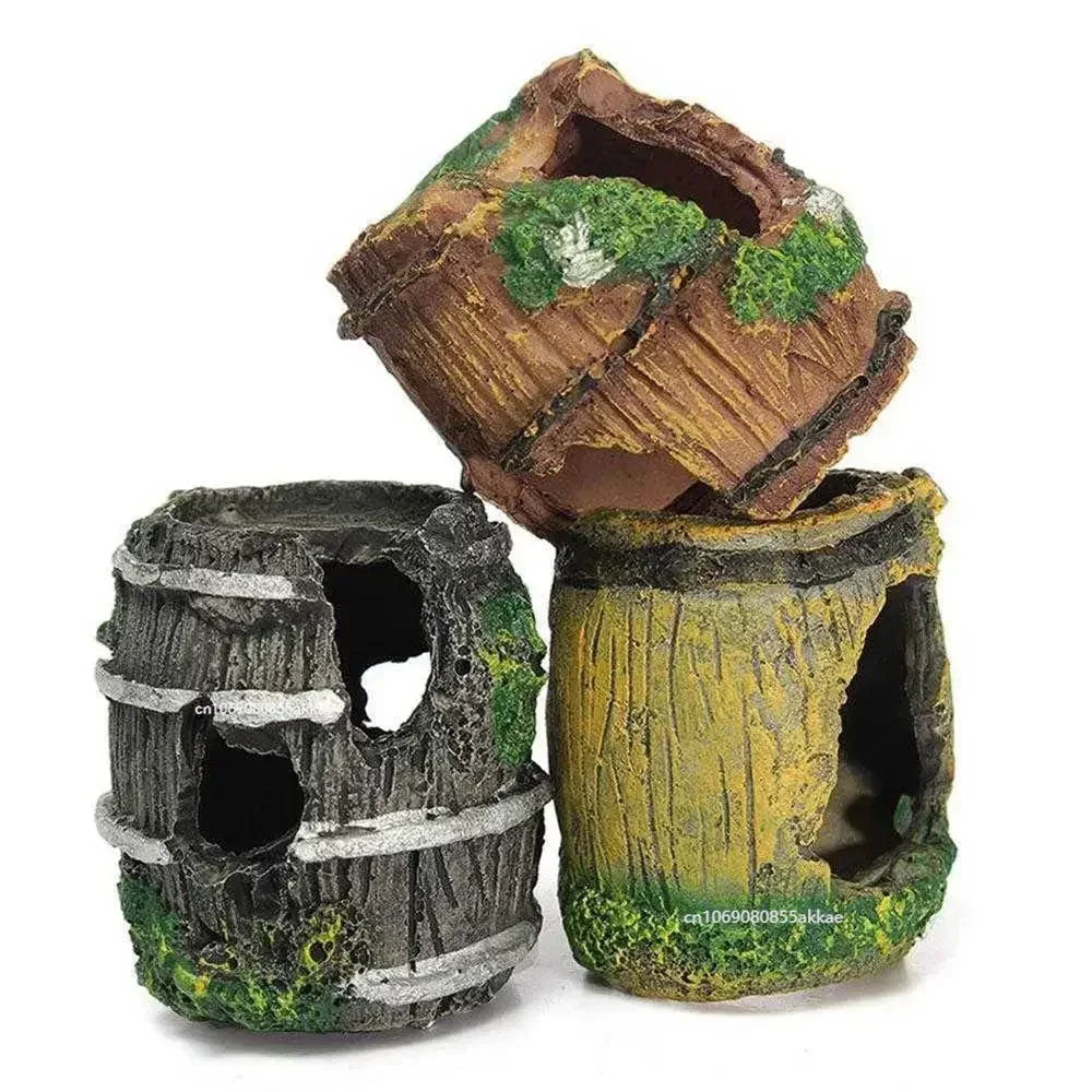 Resin Aquarium Ornament – Colorful Fish Tank Decoration