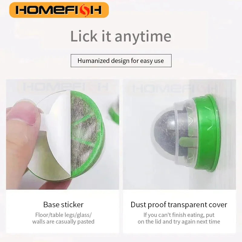 Stick-On Catnip Ball Toy – Fun & Healthy