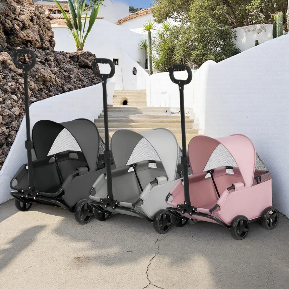 Trolley-Type Pet Dog Stroller