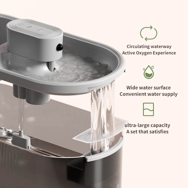 Pet Intelligent Drinking & Feeding Machine 2-in-1