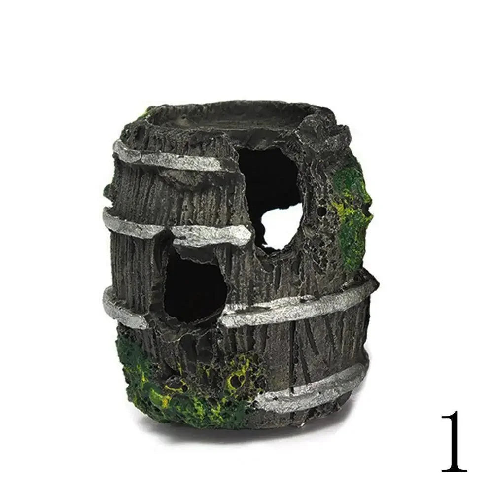 Resin Aquarium Ornament – Colorful Fish Tank Decoration