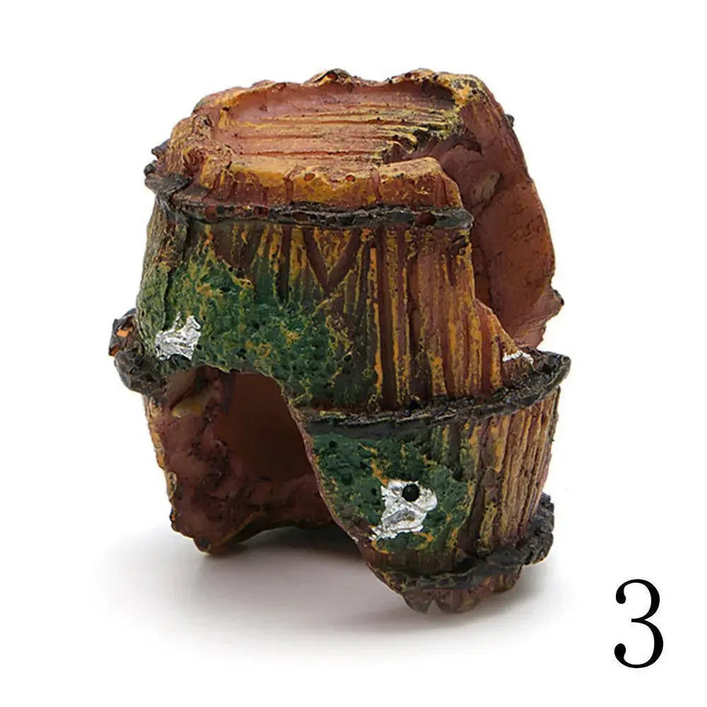 Resin Aquarium Ornament – Colorful Fish Tank Decoration