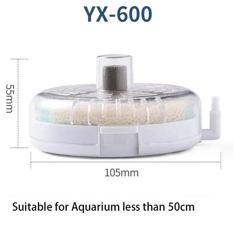 Transparent Biochemical Sponge Filter – Mini Aquarium Filter