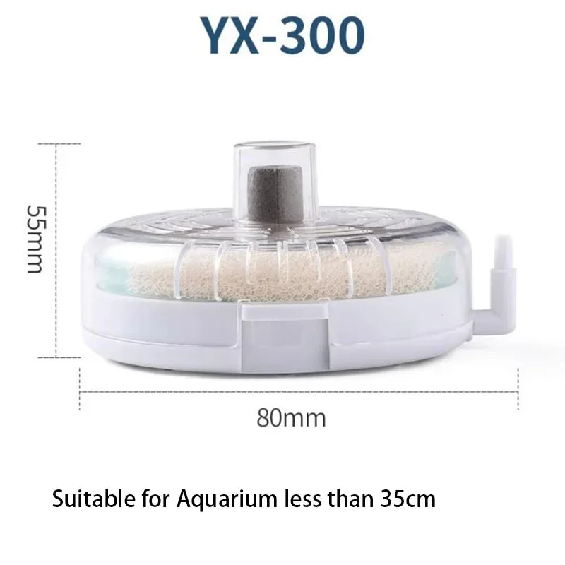 Transparent Biochemical Sponge Filter – Mini Aquarium Filter
