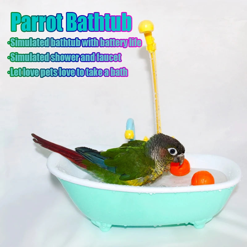 Plastic Bird Bath for Small Cages