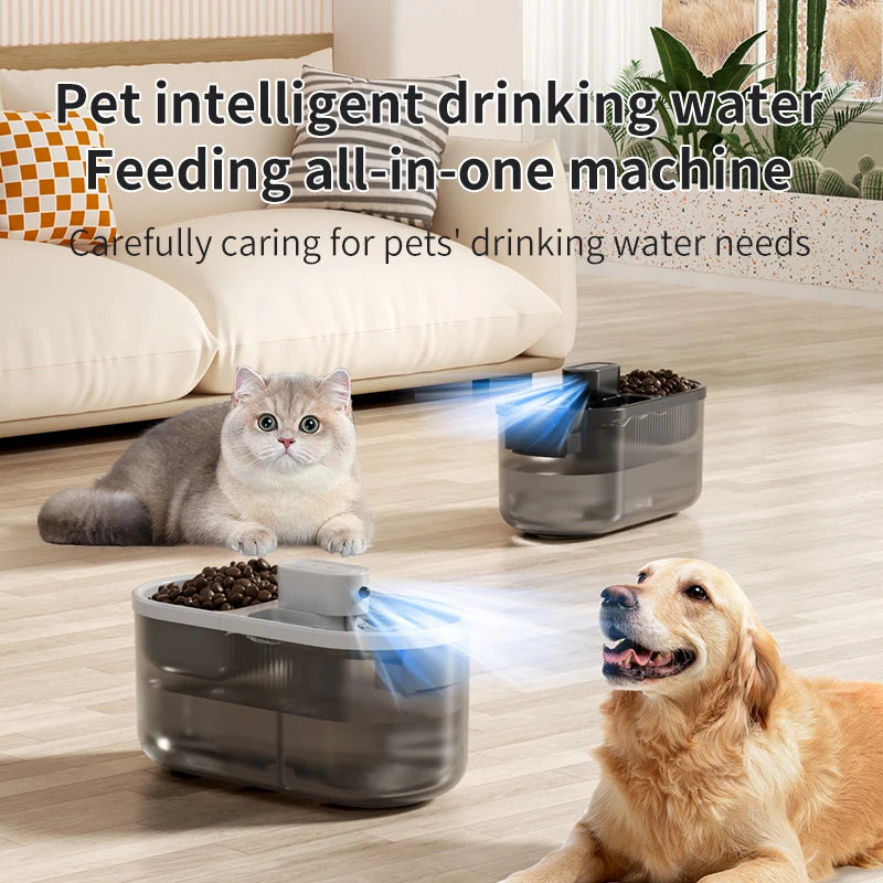 Pet Intelligent Drinking & Feeding Machine 2-in-1