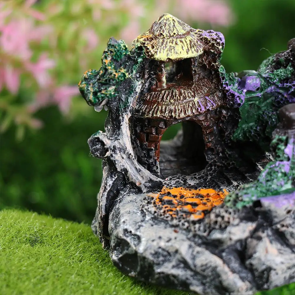 Resin Aquarium Bridge Decoration – Natural Look & Safe Design