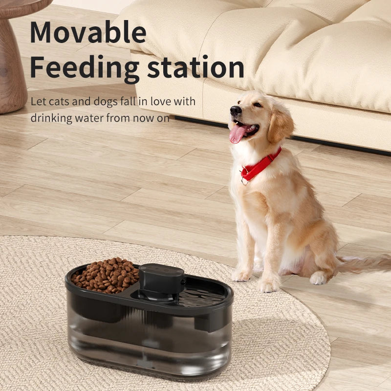 Pet Intelligent Drinking & Feeding Machine 2-in-1