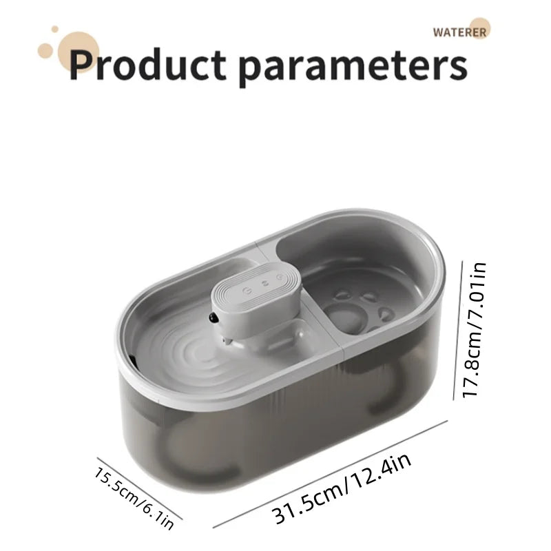 Pet Intelligent Drinking & Feeding Machine 2-in-1